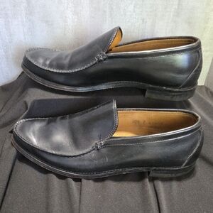 Sebago Classic Black Leather Slip-On Loafers